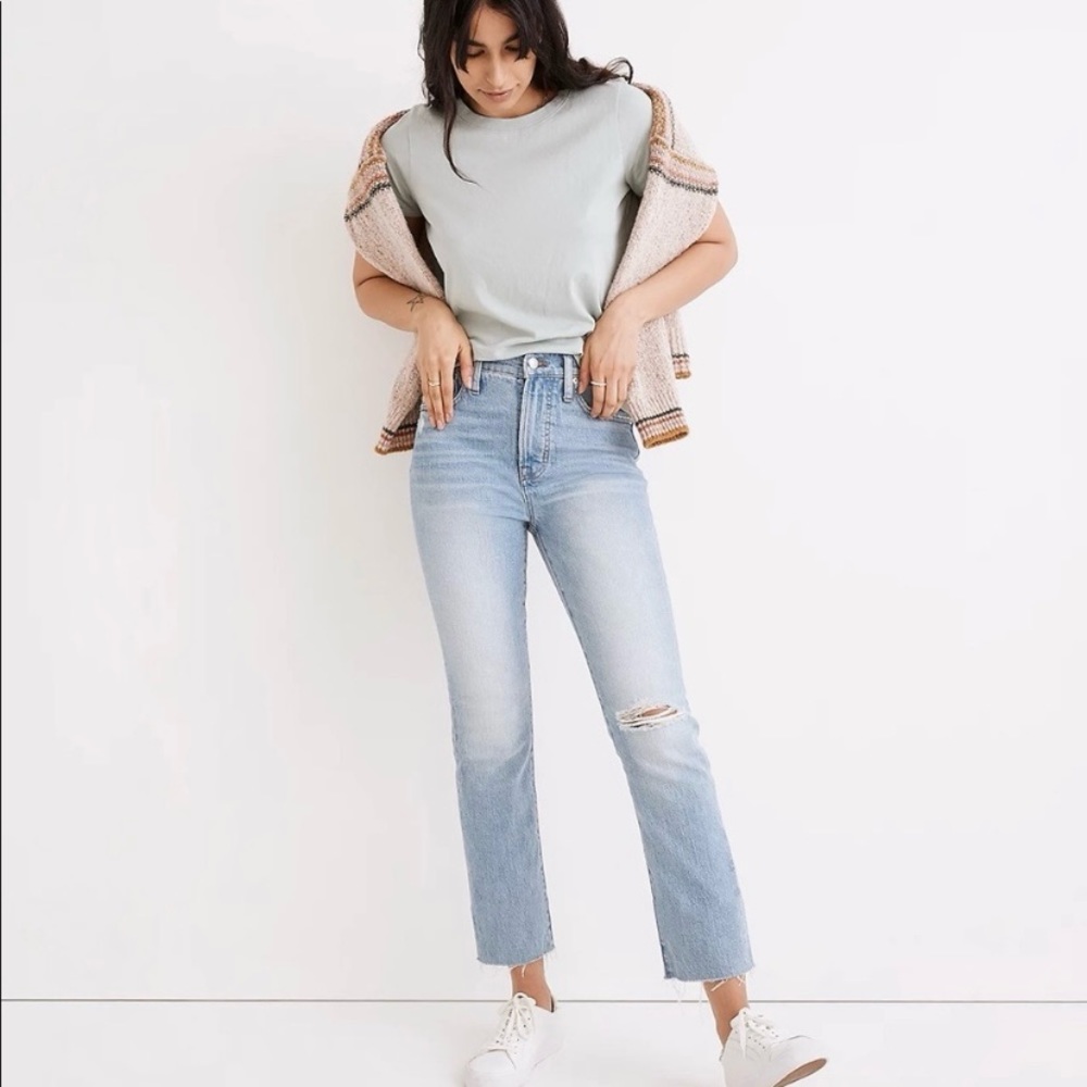 Madewell Perfect Vintage Jean Cropped size 23 light wash